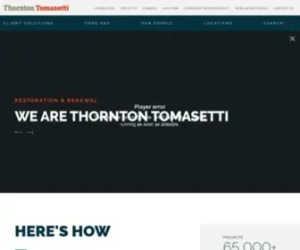 Thorntontomasetti.com(Thornton Tomasetti) Screenshot