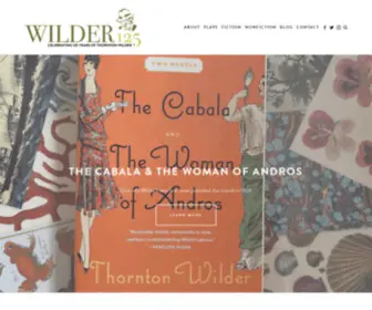 Thorntonwilder.com(Thornton Wilder) Screenshot