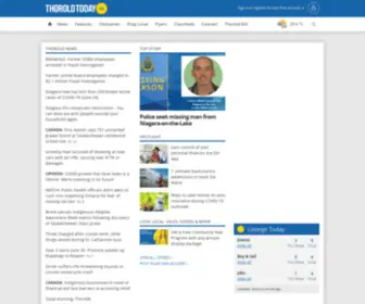 Thoroldtoday.ca(Daily Local News for Thorold Ontario) Screenshot