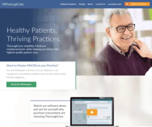 Thoroughcare.com(Medicare Reimbursement) Screenshot