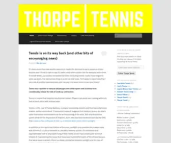 Thorpetennis.com(Santa Barbara Tennis Lessons and Coaching) Screenshot