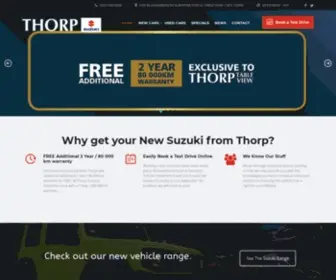 Thorpsuzuki.co.za(The Home of Thorp Suzuki Cape Town) Screenshot