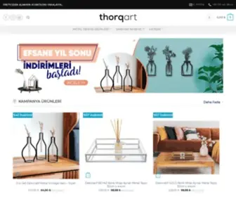 Thorqart.com(Thorqart Metal Design Ev Dekorasyon) Screenshot