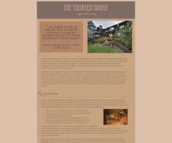 Thorsenhouse.org(Thorsen House) Screenshot