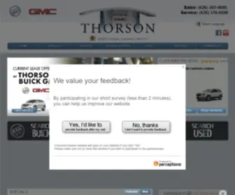 Thorsonmotorcenter.com Screenshot