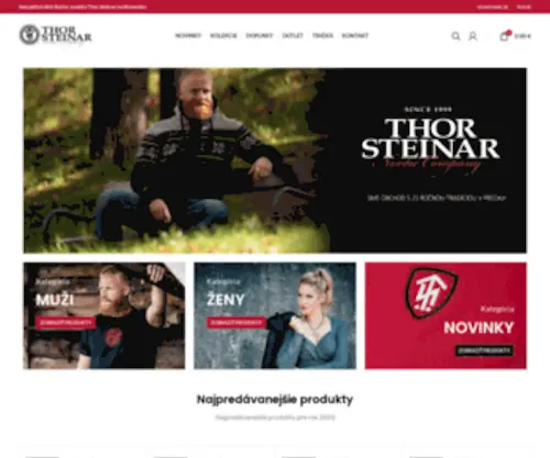Thorsteinar.sk Screenshot