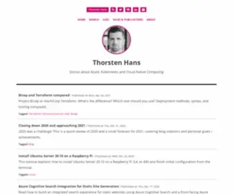 Thorsten-Hans.com(Thorsten Hans' blog) Screenshot
