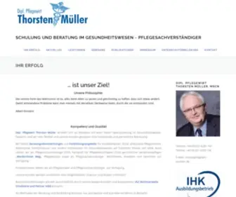 Thorsten-Karin-Mueller.de(Dipl. Pflegewirt Thorsten M黮ler) Screenshot