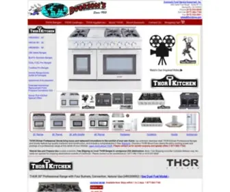 Thorstove.com(THOR Kitchen Stoves) Screenshot