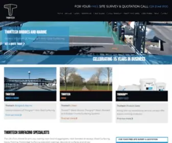 Thortechnology.co.uk(Heavy-duty anti-skid systems & resin bound surfaces) Screenshot