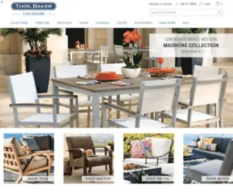 Thosbaker.com(Premium Outdoor Furniture and Home Decor) Screenshot