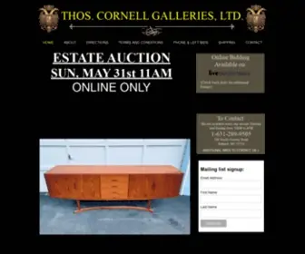 Thoscornellauctions.com(CORNELL GALLERIES) Screenshot