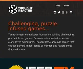 Thought-Reactor.net(Challening, puzzle-infused games) Screenshot