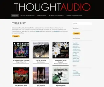 Thoughtaudio.com(THE GIFT OF KNOWLEDGE) Screenshot