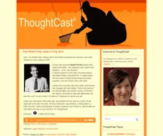 Thoughtcast.org(An online watering hole for ideas) Screenshot
