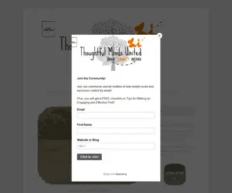 Thoughtfulmindsunited.com(Build) Screenshot