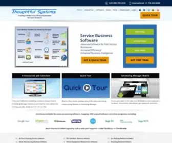 Thoughtfulsystems.com(Service business software enhances your business efficiency) Screenshot