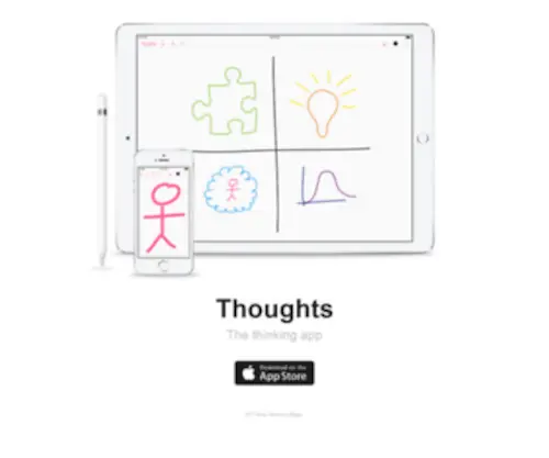 Thoughts.ink(The thinking app for iPad and iPhone) Screenshot