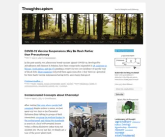 Thoughtscapism.com(Trails of thoughts worth following) Screenshot