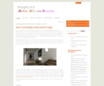 Thoughtsofamotherwifeanddaughter.com(Just another WordPress site) Screenshot