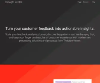 Thoughtvector.io(Thought Vector) Screenshot