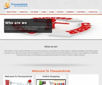 Thousandclub.org(Thousandclub) Screenshot