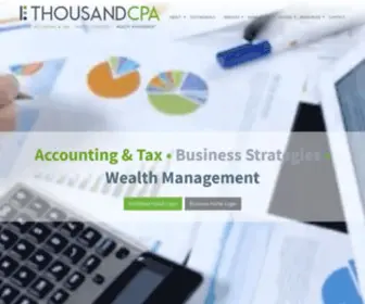 ThousandcPaservices.com(Thousand CPA) Screenshot