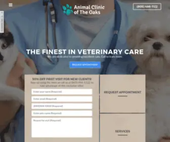 Thousandoaksveterinary.com(Veterinarian in Thousand Oaks) Screenshot