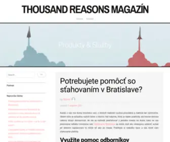 Thousandreasons.org(Thousand) Screenshot