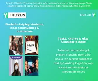 Thoyen.com(Student Services) Screenshot