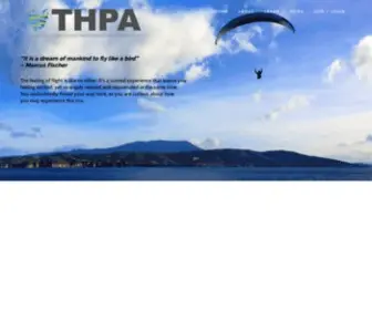 Thpa.org.au(Tasmanian Hang gliding & Paragliding Association) Screenshot