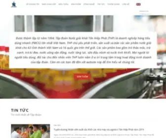 THP.com.vn(Tập Đoàn Nước Giải Khát Tân Hiệp Phát) Screenshot