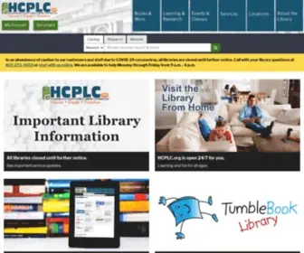 THPL.org(Hillsborough County Public Library Cooperative) Screenshot