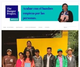 THP.org.mx(The Hunger Project (THP)) Screenshot
