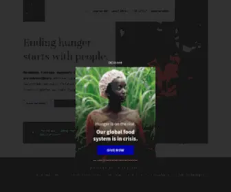 THP.org(The Hunger Project) Screenshot