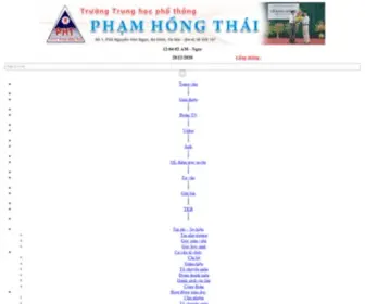 THPT-Phamhongthai.edu.vn(Trường) Screenshot