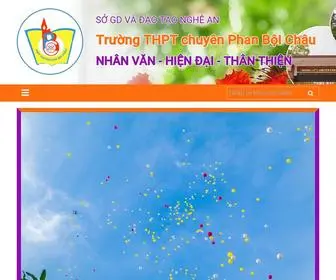 THPT-Phanboichau-Nghean.edu.vn(Trường THPT chuyên Phan Bội Châu) Screenshot