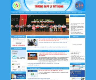 THPTLytutronghatinh.edu.vn(Trường THPT Lý Tự Trọng; Địa chỉ: Thị trấn Thạch Hà) Screenshot