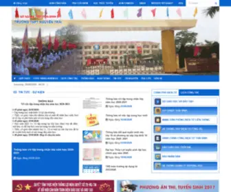 THPTnguyentrai.edu.vn(Trường) Screenshot