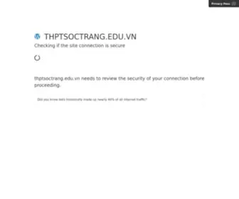 THPtsoctrang.edu.vn(Trường THPT Thành Phố Sóc Trăng) Screenshot