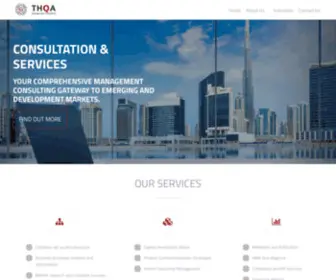 Thqa.net(THQA Management Consultants) Screenshot