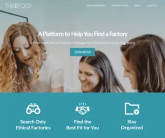 THR3Efold.com(THR3EFOLD Ethical Fashion Community) Screenshot