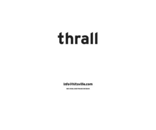 Thrall.com(Thrall) Screenshot