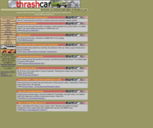 Thrashcar.com(Thrashcar) Screenshot