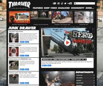 Thrashermagazine.com(Thrasher Magazine) Screenshot