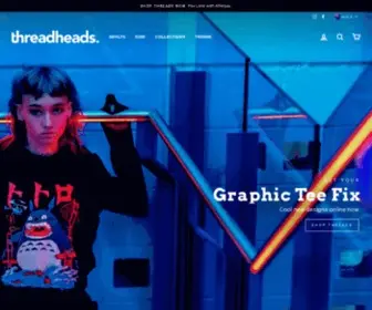 Threadheads.com.au(Cool T Shirts Online Australia) Screenshot