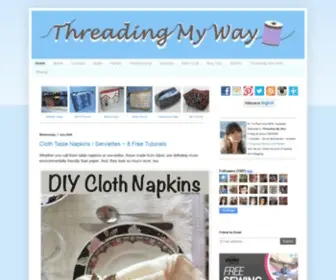 Threadingmyway.com(All about SEWING) Screenshot