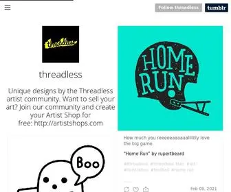 Threadlessrules.com(Threadless) Screenshot