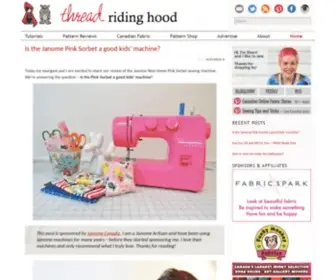 Threadridinghood.com(Thread Riding Hood) Screenshot
