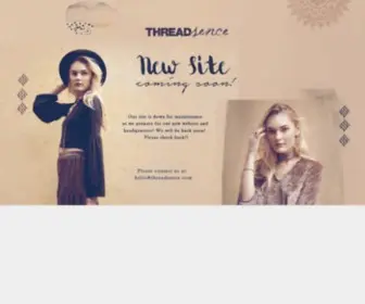 Threadsence.com(Women's Indie & Bohemian Clothing) Screenshot